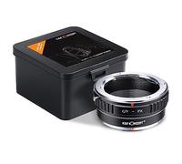 K&F CONCEPT Adaptador de Objetivo Contax/Yashica (C/Y)-FX,Anillo Adaptador de Montura Lente Compatible con Objetivos Nikon Contax/Yashica a Cuerpo de Cámara Fujifilm X Mount