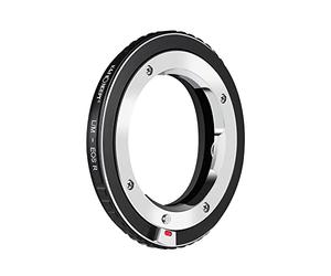 K&F CONCEPT Adaptador de Objetivo de Lente L/M-EOS R, Anillo Adapter Manual Compatible con Lente Leica M LM L/M a Cuerpo de Cámara con Montura Canon EOS R