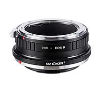 K&F CONCEPT Adaptador de Objetivo de Lente NIK F-EOS R, Anillo Adapter Manual Compatible con Lente Nikon F/AI/AIS/D/AF a Cuerpo de Cámara con Montura Canon EOS R