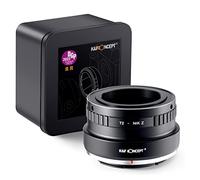 K&F CONCEPT Adaptador de Objetivo de Lente T (T/T-2)-NIK Z Enfoque Manual Compatible con Lente T (T/T-2) a Cuerpo de cámara con Montura Nik-on Z Series