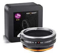 K&F CONCEPT Adaptador de Objetivo EOS-FX,Anillo Adaptador de Cámara Lente Compatible con Objetivos Canon EF/EF-S EOS Mount a Cuerpos de Cámara Fujifilm,Fuji,FX,Montura X Cámara,Anillo Adaptador
