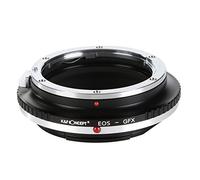 K&F CONCEPT Adaptador de Objetivo EOS-GFX, Adaptador Manual de Lente EOS, Anillo Adaptador de Montura Lente Compatible con Fujifilm Fuji GFX Series