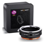 K&F CONCEPT Adaptador de Objetivo EOS-M4/3,Anillo Adaptador de Montura Lente Compatible con Objetivos Canon EOS (EF/EF-S Mount) a Cuerpo de Cámara M4/3 Mount
