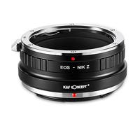 K&F Concept Adaptador de Objetivo EOS-Nik-on Z,Anillo Adaptador de Montura Lente Compatible con ObjetivosCanon EOS (EF/EF-S Mount) a Cuerpo de Cámara Nikon Z Z5 Z6 Z7 (Mount Z)