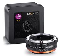 K&F CONCEPT Adaptador de Objetivo FD-NEX,Adaptador de Montura Lente de Canon FD FL Mount a Cuerpo de Cámara Sony NEX (E Mount) Compatible con Sony Alpha NEX E-Mount NEX-3 NEX-3C