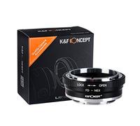 K&F CONCEPT Adaptador de Objetivo FD-NEX,Anillo Adaptador de Montura Lente Compatible con Objetivos Canon FD FL a Cuerpo de Cámara Sony Alpha NEX E-Mount Sony Alpha NEX-7 NEX-6 NEX-5N NEX-5