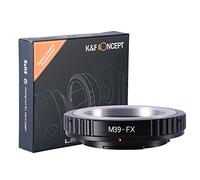 K&F CONCEPT Adaptador de Objetivo Leica M39-FX,Anillo Adaptador de Montura Lente Compatible con Objetivos Leica M39 a Cuerpo de Cámara Fujifilm Fuji X-Series FX Fuji X Mount como Fuji XT2 XT20 XE3 XT1