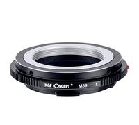 K&F CONCEPT Adaptador de Objetivo Leica M39-Leica L,Anillo Adaptador de Montura Lente Compatible con Objetivos Leica M39 a Cuerpo de Cámara Leica L Mount