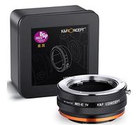 K&F CONCEPT Adaptador de Objetivo MD-NEX IV,Anillo Adaptador de Montura Lente Compatible con Objetivo Minolta Rokkor(SR/MD/MC) a Cuerpo de Cámara Sony NEX (E Mount) para Sony Alpha NEX-3 NEX-3C NEX-5