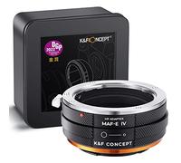 K&F Concept Adaptador de Objetivo Minolta(AF)-NEX,Anillo Adaptador de Lente Compatible con Objetivos Sony A Minolta(AF) Mount a Cuerpo de Cámara Sony NEX E-Mount, NEX-3 NEX-5 NEX-5C NEX-5N NEX-6 NEX-7