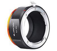 K&F CONCEPT Adaptador de Objetivo NIK(AI/F)-FX,Anillo Adaptador de Cámara Lente Objetivos Compatible con Nikon F/AI Mount a Cuerpo de Cámara Cámara Fujifilm Fuji X-Serie