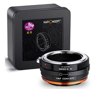 K&F CONCEPT Adaptador de Objetivo NIK(G)-NEX,Anillo Adaptador de Montura Lente Compatible con Objetivos Nikon F (G-Typ) a Cuerpo de Cámara Sony NEX (E Mount)