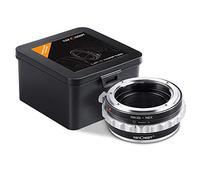 K&F CONCEPT Adaptador de Objetivo Nikon-NEX,Anillo Adaptador de Montura Lente Compatibles con Objetivos Nikon G AF-S F AIS AI Lens y Cuerpos de Camara Sony E-Mount para Sony Alpha A7, A6000,NEX 7,etc