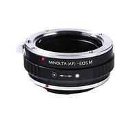 K&F CONCEPT Adaptador Minolta A - EOS M Adaptador de Lente para Montar la Lente Alpha A-Mount y Minolta AF A-Type MAF Mount a Cámara sin Espejo EOS M EF-M Mount para EOS M M6 M2 M3 M5 M10 M100