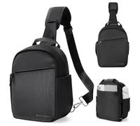 K&F CONCEPT Bolsas para cámaras, Funda Camara,bandoleras para cámaras, Mochilas fotografia compacta para cámaras para Objetivos DSLR/SLR con Correa Ajustable para el Hombro y Bolsillo Interior