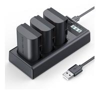 K&F Concept baterie Canon LP-E6P 2400mAh, 3 ks + nabíječka na 3 sloty