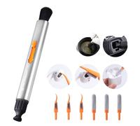 K&F CONCEPT Bolígrafo de Limpieza Multifunción, Apto para Limpiar Objetivos de Cámaras, Móviles, Airpods, Sensores de Cámaras, iPad, APS-C Swab+Esponja