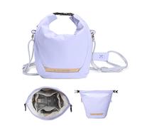 K&F CONCEPT Bolsa Camara Fotografica, Moda Bandolera Camara, Bolso Bandolera Ligera Camera Bag, Bandolera Ajustable para Cámara Fotográfica Adecuado para cámaras SLR/DSLR Púrpura