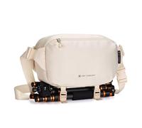 K&F CONCEPT Bolsa Funda Cámara Réflex, Bolsa para Cámara Sling Camera, Bolsa Bandolera Cámara Impermeable Resistente, Mochila Pequeña para Cámara Réflex Digital Compatible con SLR DSLR (G-Beige)