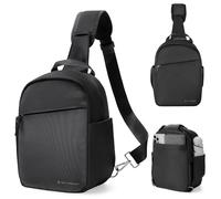 K&F CONCEPT Bolsas para cámaras, Funda Camara,bandoleras para cámaras, Mochilas fotografia compacta para cámaras para Objetivos DSLR/SLR con Correa Ajustable para el Hombro y Bolsillo Interior