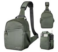 K&F Concept Bolsas para cámaras, Funda Camara,bandoleras para cámaras, Mochilas fotografia compacta para cámaras para Objetivos DSLR/SLR con Correa Ajustable para el Hombro y Bolsillo Interior