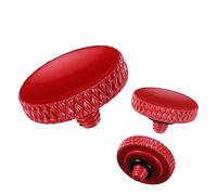 K&F CONCEPT Botón de Disparo para Cámara Rojo, Pack de 3｜Botón de Obturador de Cobre con Anillo Antiaflojamiento｜Compatible con Fujifilm X-T5 X100VI, Sony RX100VII, Leica Q3 M11, Nikon Df