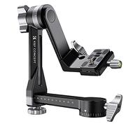 K&F Concept Cabezal de Trípode Cardán, Panorámico de 360° de Aleación de Alta Resistencia con Placa de Liberación Rápida Arca-Swiss de 1/4 de Pulgada para Cámaras, Capacidad de Carga 20 KG