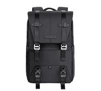 K&F Concept Camera Backpack, Lightweight Camera Bags for Photographers Large Capacity Camera Case with Rain Cover for 15.6 Inch Laptop, DSLR Cameras ( All Black )