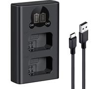 K&F Concept Cargador de batería doble NP-FW50