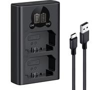 K&F Concept Cargador de batería doble NP-FZ100