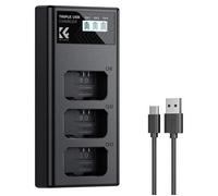 K&F Concept Cargador de batería triple NP-FW50