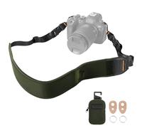 K&F CONCEPT Correa Camara De Fotos, Camera Strap Para para Fotógrafos, Correa Camara Reflex Ajustable 109-130cm Compatible con Sony/Canon/Nikon/Fuji DSLR SLR Cámara sin Espejo-Verde