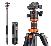 K&F Concept D254C1+BH-28L - karbonový cestovní stativ s odnímatelným monopodem