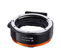 K&F CONCEPT EF- EOS R Adaptador de Objetivo Automático, Autofocos Adaptador de Lente Enfoque Automático para Lent Canon EOS EF/EF-S a Cámara Canon EOS R EOSC70 EOSR5 EOSR6 EOS R EOS RP
