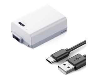 K&F CONCEPT EN-EL25 Batería de Repuesto para Nikon, 1250mAh 7.6V con Carga Rápida USB-C, Compatible con Nikon Zfc / Z30 / Z50 Cámara, con Indicador de Carga y Protección Inteligente