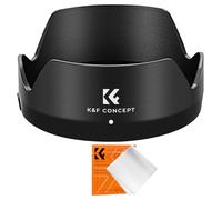 K&F Concept ES68 II Parasol Reversible de Bayoneta para Canon EF 50mm f/1.8 STM Lente con Paño de Limpieza