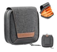 K&F Concept Estuche para Filtro de Lente, Capacidad para 4 filtros de hasta 95 mm, Bolsa Impermeable para Filtro de Lente de cámara para filtros Redondos o Cuadrados, filtros UV ND CPL
