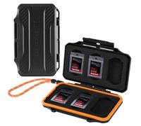 K&F CONCEPT Estuche para Tarjetas de Memorias，Funda para Tarjetas de Memoria con 6 Ranuras，Resistente al Agua, Antigolpes, para 6 x Tarjetas XQD/ 6 x Tarjetas CFE B