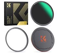 K&F CONCEPT Filtro Magnético ND64 (6 Pasos) 55mm+Anillo de Adaptador Magnético+Tapa de Metal Magnético para Objetivo 55mm