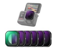 K&F CONCEPT Filtro ND de Rosca Compatible con Insta360 Ace Pro 2, Lote de 6 Unidades PL ND8 ND16 ND32 ND64 ND128, Filtro Polarizador ND, Cámaras Acción, Vidrio HD Multicapa