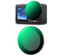 K&F CONCEPT - Filtro ND2-32 Snap-on sistema rápido compatible con DJI 0smo Action 3/4/5 Pro Ddensidad neutra variable HD vidrio óptico