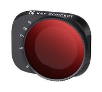 K&F Concept - Filtro variable ND32- ND512 compatible con DJI Mini 3 Pro/Mini 3, filtros de densidad neutra impermeables para dron