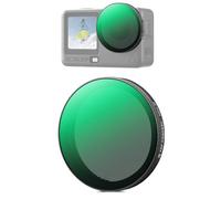 K&F CONCEPT Filtro Variable ND4-32 Snap On Compatible con dji Osmo Action 6, Filtro Densidad Neutra de Paradas limitadas, Accesorio para cámara de acción con Vidrio HD Multicapa