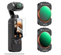 K&F Concept Filtros ND2-32 + ND32-512 para DJI Osmo Pocket 3