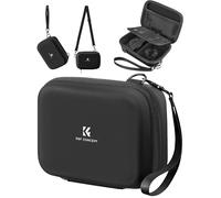 K&F Concept Funda para Cámara réflex, Bolsa para cámara Digital compactas Impermeable A Prueba De Golpes Protectora pequeña con 2 Correas Crossbody de Mano-Negro