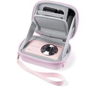 K&F CONCEPT Funda Rígida EVA para Cámaras Compactas, Estuche Cámaras Protector Antigolpes, Compatible con Sony RX100/Canon G Serie/Fujifilm XQ1/XQ2/Leica D-Lux/C-Lux, 11x8,3x3,5cm (Interior), Rosa