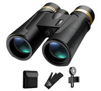 K&F Concept HY1242 12x42 Binoculars with 20mm Large View Eyepiece & BAK4 Clear Light Vision