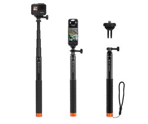 K&F Concept Invisible Selfie Stick, Extension Carbon Long Pole（127cm/50in）