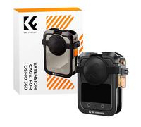 K&F CONCEPT Jaula para Cámara de Acción Compatible con Accesorios dji Osmo 360, Estuche Protector de Aleación de Aluminio