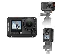 K&F CONCEPT Jaula Protectora de Aleación de Aluminio Compatible con dji Osmo Action 6, Estuche Marco de Expansión Protector con Montura de Zapata Fría, Adaptador de Tornillo de 1/4" para Palo Selfie